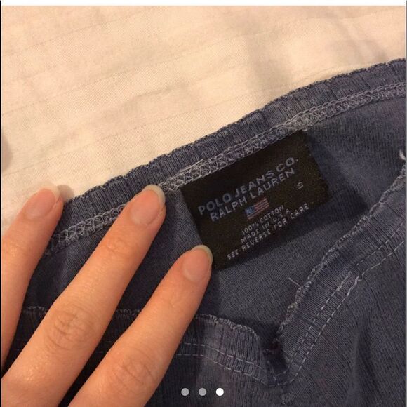 Vintage polo jeans Ralph Lauren top - Picture 3 of 3